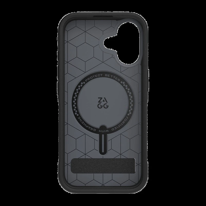iPhone 17 ZAGG Graphene Sedona Snap Kickstand Case - Pitch Black