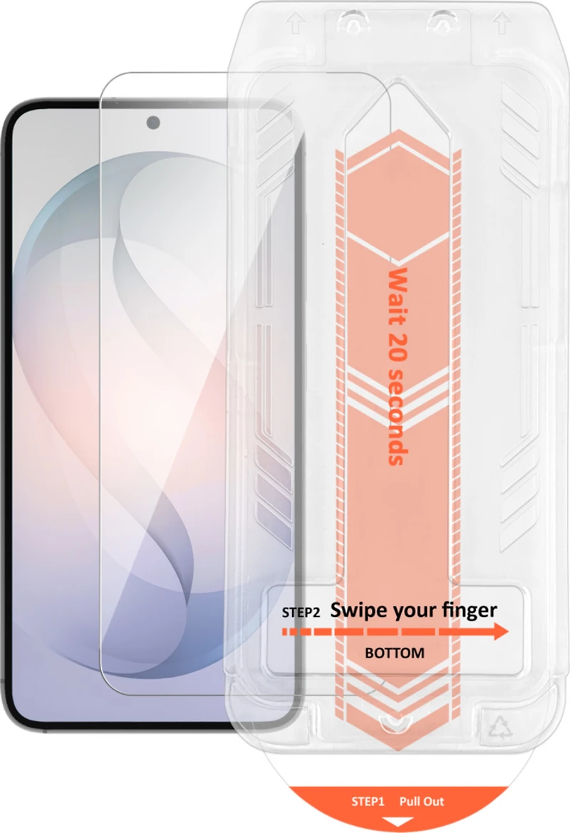 Samsung Galaxy S26 Ultra HyperGear Tempered Glass Screen Protector w/Dust-Free Install Tray clear