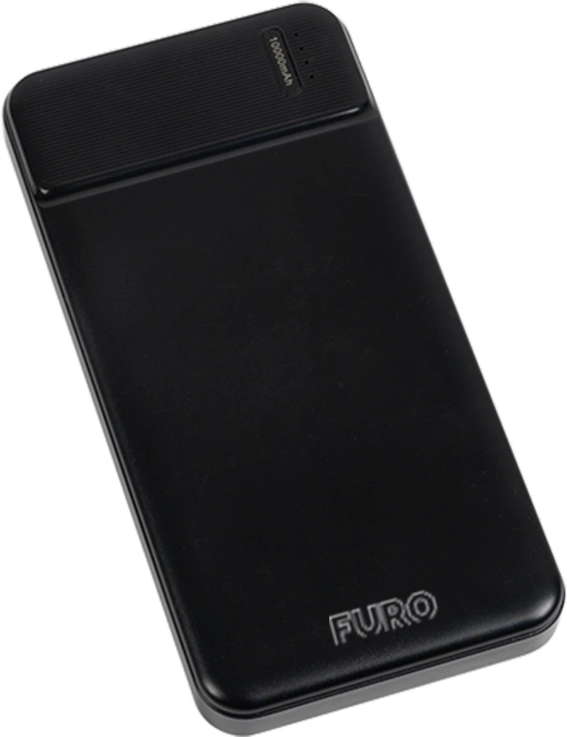 FURO 10000 Slim Power Bank - Black