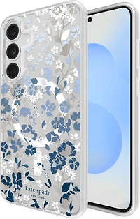 Kate Spade - Protective Case with Magnet for Samsung Galaxy S25 FE - Flowerbed Blue