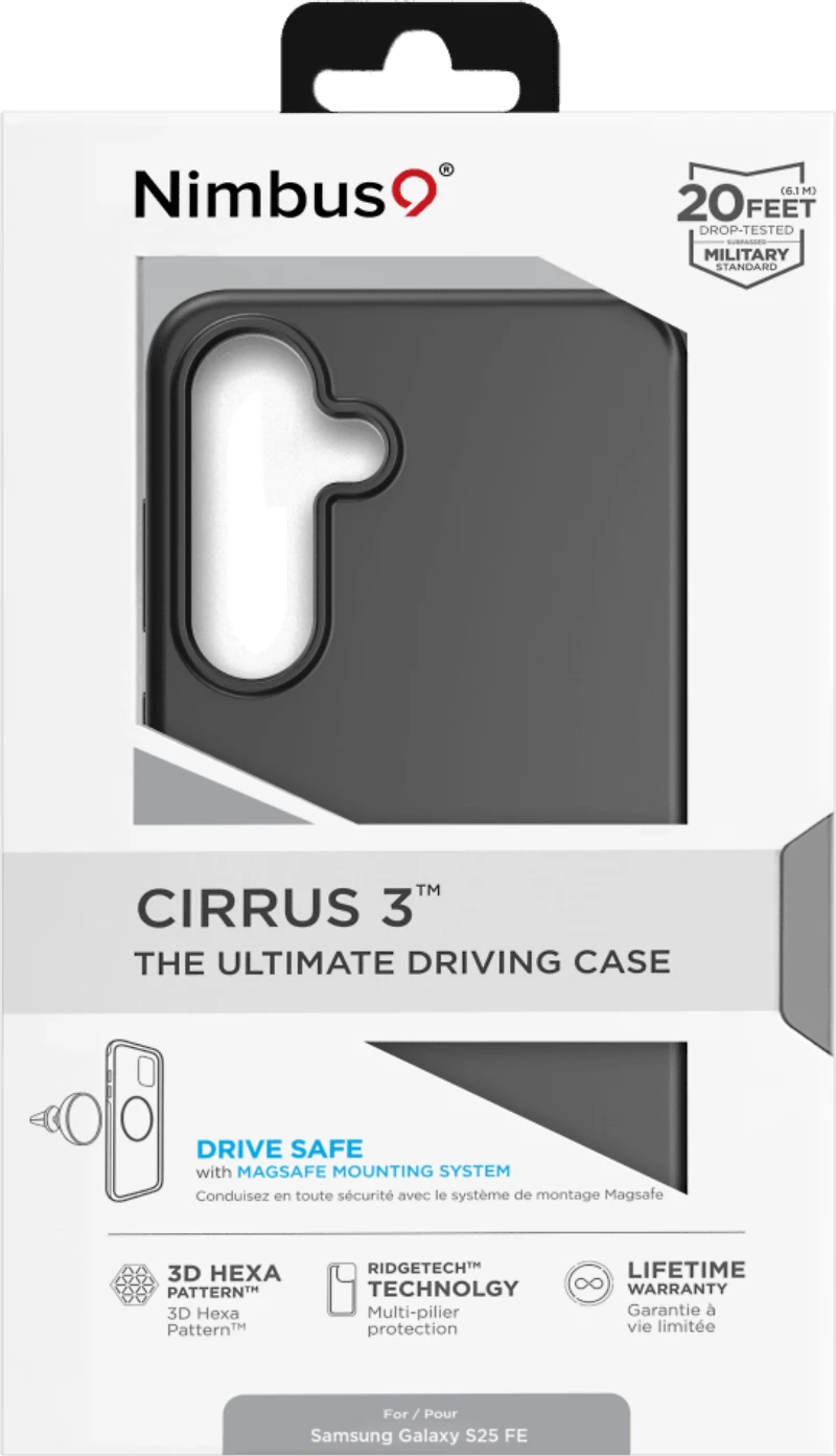 Nimbus9 - Cirrus 3 MagSafe Case for Samsung Galaxy S25 FE - Black