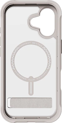 ZAGG - Rainier Snap MagSafe Case with Kickstand for Apple iPhone 17 - Sandstone