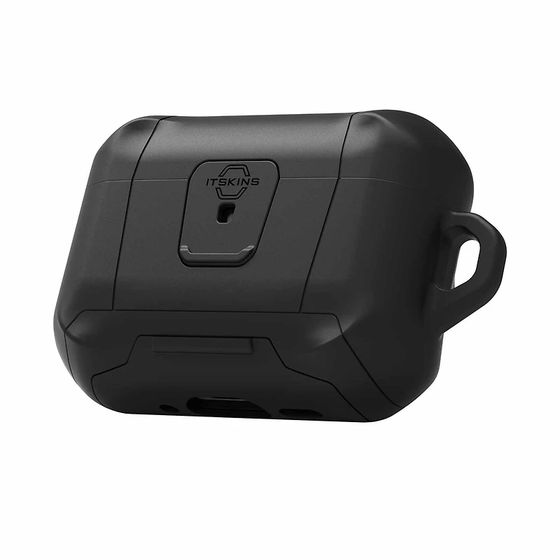 ITSKINS - Hybrid Stand Pro Plain Black for AirPods Pro 3