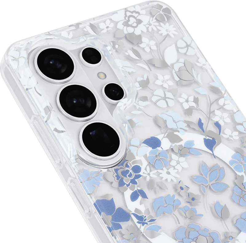 Kate Spade - Étui de protection avec aimant pour Samsung Galaxy S26 Ultra - Bleu Flowerbed