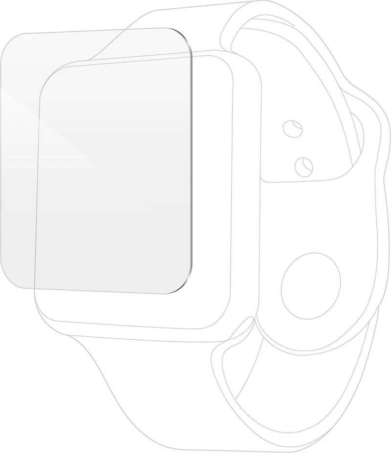 ZAGG - Apple Watch Series 7 (44mm) InvisibleShield Ultra Clear+ Screen Protector
