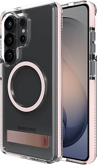 Samsung Galaxy S26 Ultra ZAGG Graphene Santa Cruz Snap Kickstand Case - Pink Sorbet