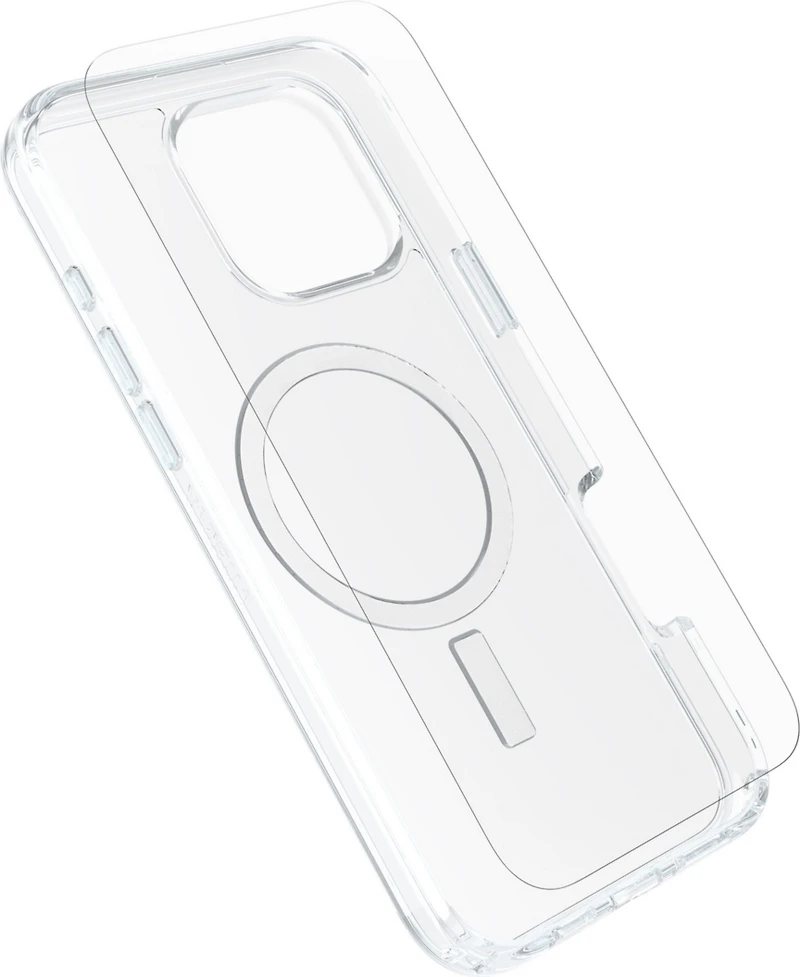iPhone 16 Pro Max Otterbox Symmetry w/ Magsafe - Protection + Power Kit Bundle - Clear