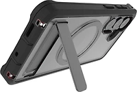 ZAGG - Rainier Snap Case with Kickstand for Samsung Galaxy S26 - Smoke Black