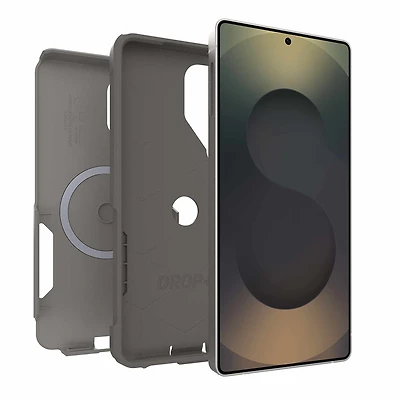 OtterBox 7799805 Étui Commuter avec Magnets Comfort Gris pour Samsung Galaxy S26 Ultra