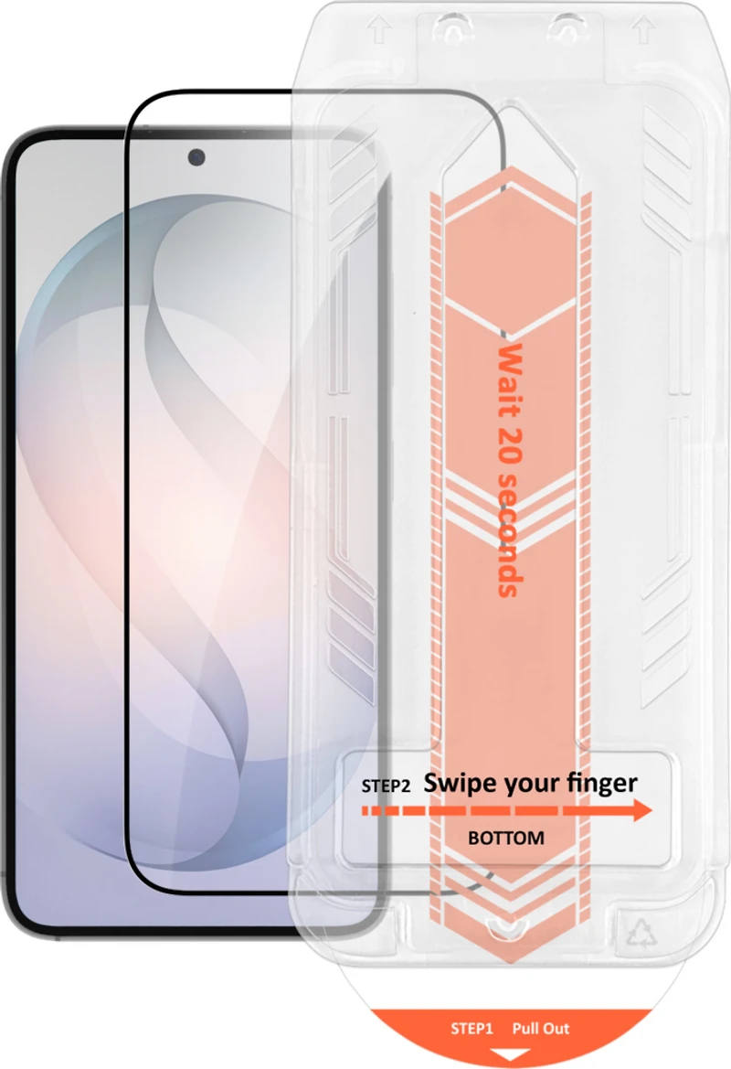 Samsung Galaxy S26+ HyperGear Edge-to-Edge Glass Screen Protector w/Dust-Free Install Tray clear