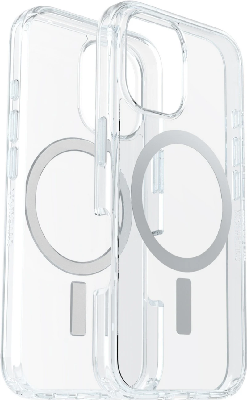 OtterBox - Symmetry Clear MagSafe Case for Apple iPhone 16 - Clear
