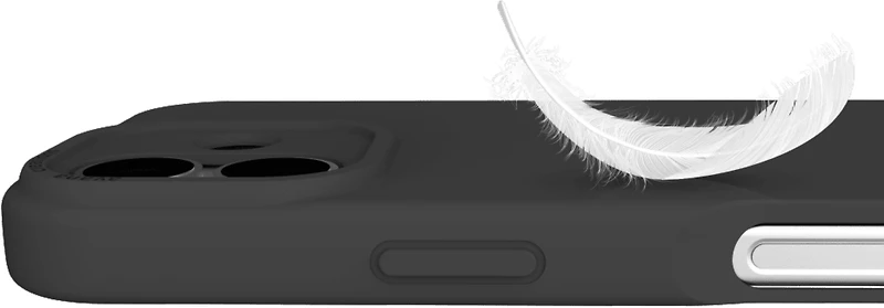 Avana AP7NAVSIKBLCK Étui Velvet MagSafe Ash pour iPhone 17
