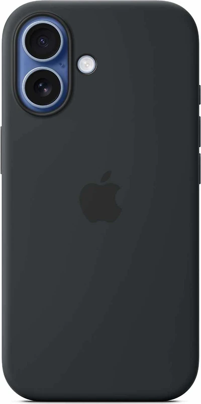 Apple - Silicone Case with MagSafe Black for iPhone 17