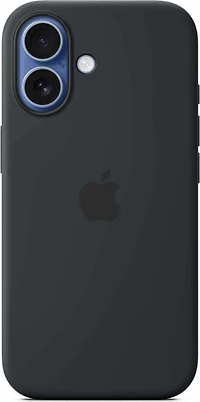 Apple - Silicone Case with MagSafe Black for iPhone 17