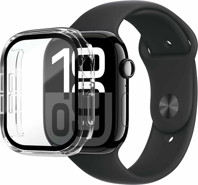 Blu Element - 360 Screen Protector and Bumper for Apple Watch Series 11/10 42mm clear