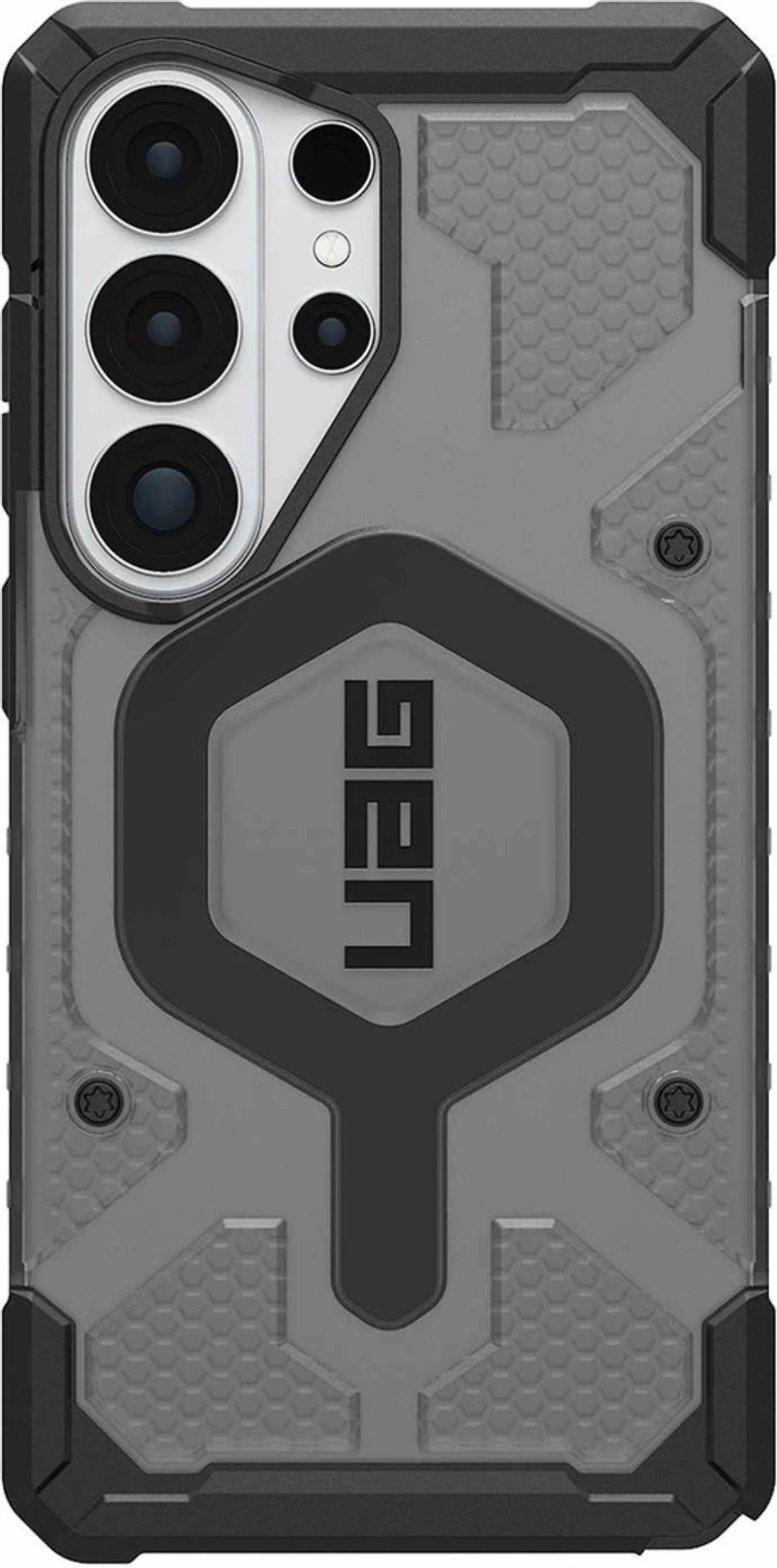 Urban Armor Gear (UAG) - Coque transparente Pathfinder avec aimant pour Samsung Galaxy S26 Ultra - Cendré et noir