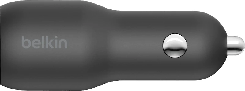Belkin - Boost Up Charge Dual Port Usb A Pd Car Charger 37w With Pps - Black
