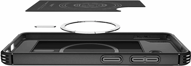 Spigen - Coque Core Armor avec aimants, noir mat