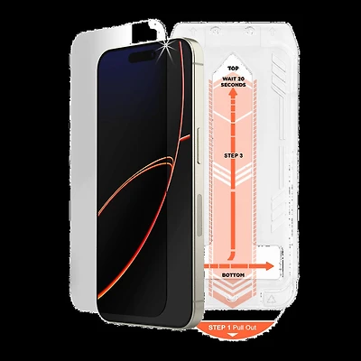 iPhone 17 Pro HyperGear Tempered Glass Screen Protector w/Dust Removal Applicator Tray