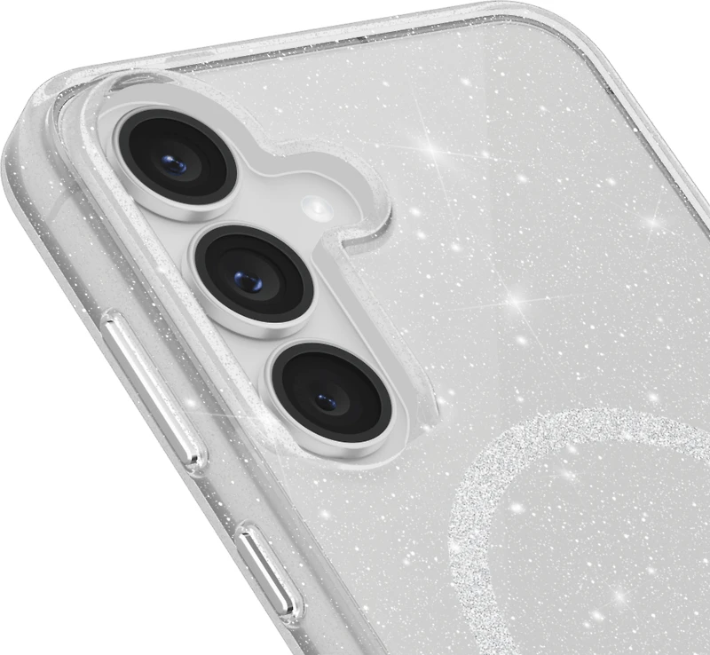 Samsung Galaxy S25 FE Case-Mate Sheer Twinkle Case w/Magnets - Silver