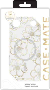 Case-Mate - Floral Gems MagSafe Case for Apple iPhone Air - Gold