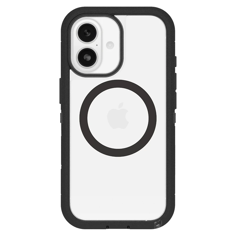 OtterBox 7798439 Étui Defender Pro XT Clear MagSafe avec Contrôle de la Caméra Dark Side (Noir) pour iPhone 17