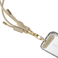 HyperGear TECHcessories Universal Crossbody Phone Strap - Sand Braided Rope