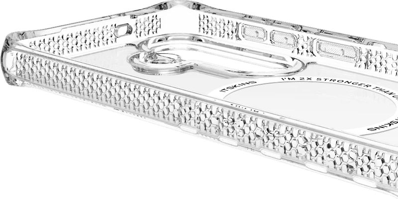 ITSKINS SGYRHMACRTRSP Étui Hybrid_R Clear avec Magnets pour Samsung Galaxy S26