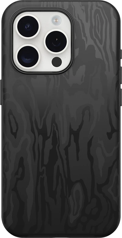 iPhone 16 Otterbox Symmetry Graphics w/ MagSafe Series Case - Black - Spruce Bark