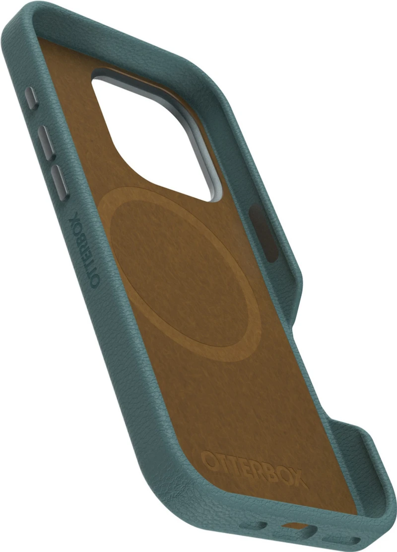 OtterBox - Symmetry Cactus Leather MagSafe Case for Apple iPhone 16 Pro - Juniper Sprig