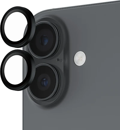 PanzerGlass Protecteur d'objectif d'appareil photo Hoops pour iPhone 17 - Noir