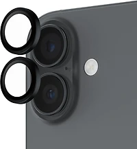 PanzerGlass Protecteur d'objectif d'appareil photo Hoops pour iPhone 17 - Noir