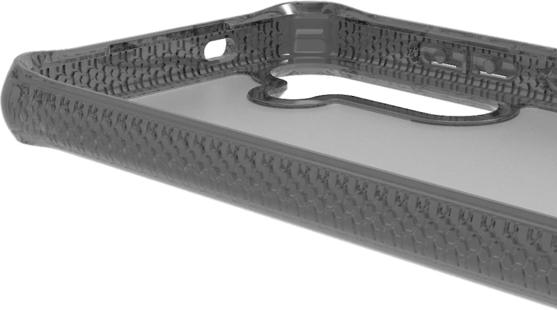 ITSKINS SGZPHBVARSMOK Étui Hybrid_R Vapor Smoke Compatible avec MagSafe pour Samsung Galaxy S25+