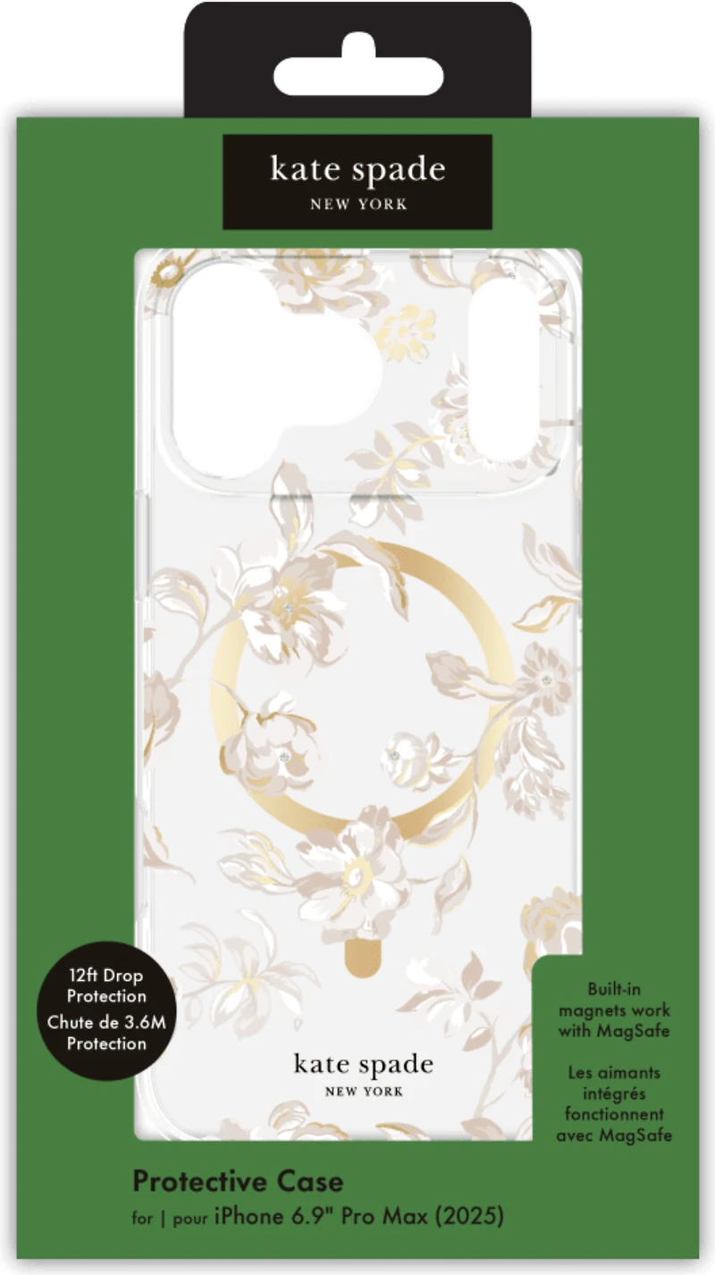 Kate Spade - Protective MagSafe Case for Apple iPhone 17 Pro Max - Autumn Toile