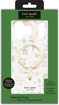 Kate Spade - Protective MagSafe Case for Apple iPhone 17 Pro Max - Autumn Toile