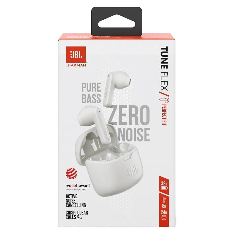 JBL Tune Flex - Blanc