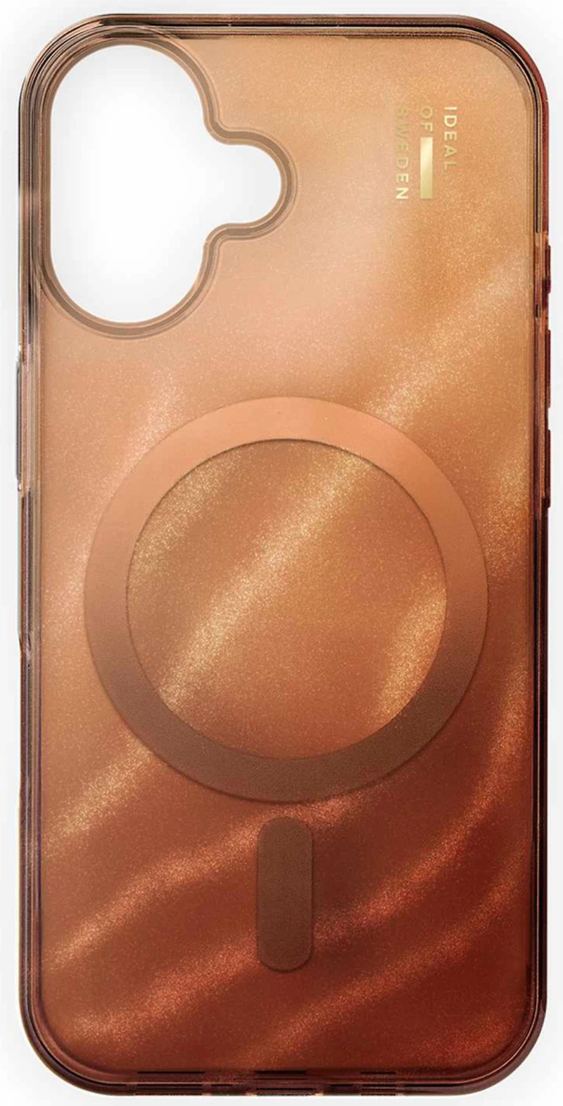 Ideal of Sweden - Glitter Glow MagSafe Case Mocha Mousse for iPhone 17