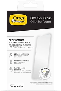 OtterBox - Glass Screen Protector for Samsung Galaxy A16 5G - Clear