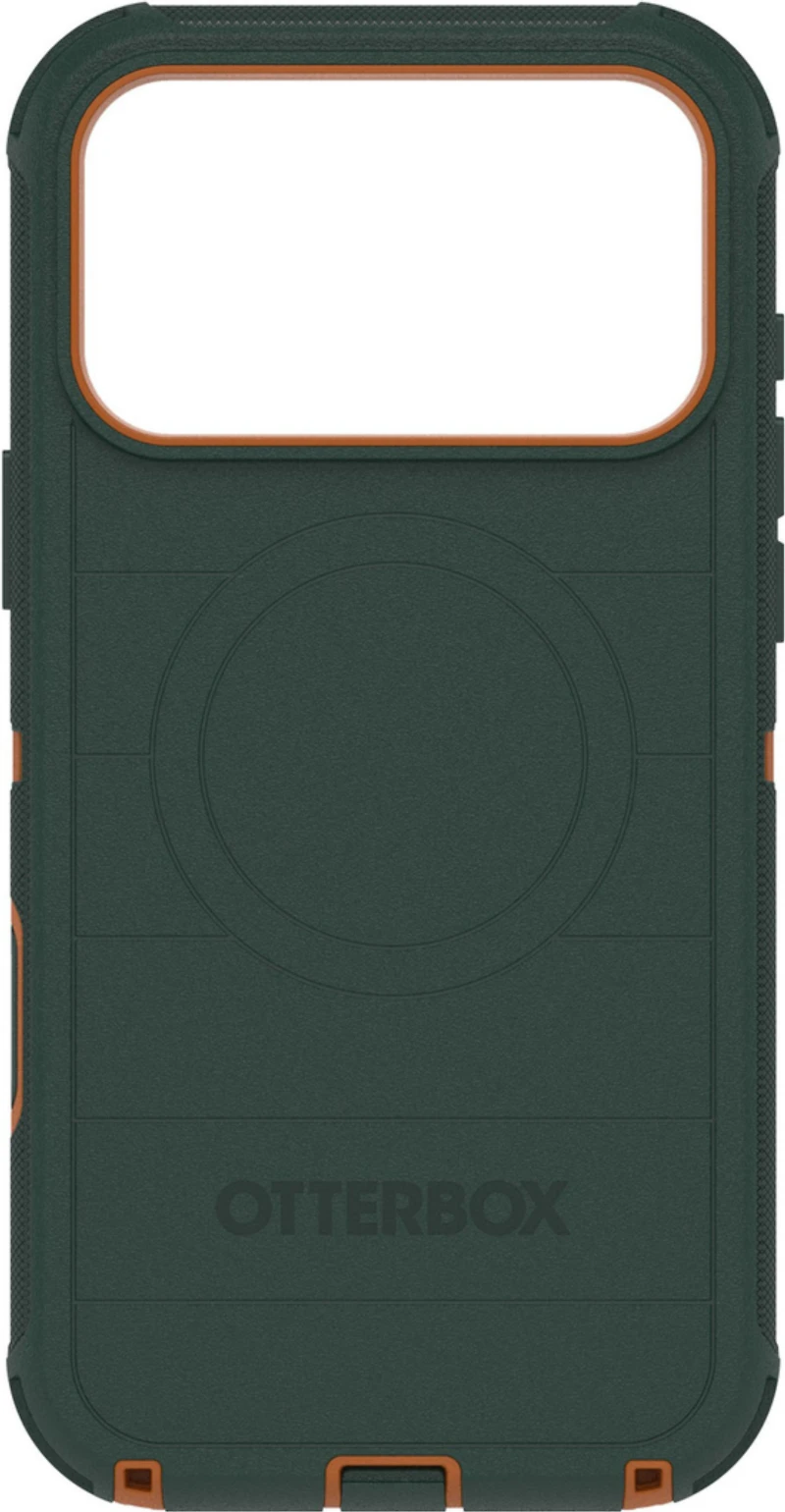 OtterBox - Defender Pro MagSafe Case w/Camera Control Coopersmith (Green) for iPhone 17 Pro Max