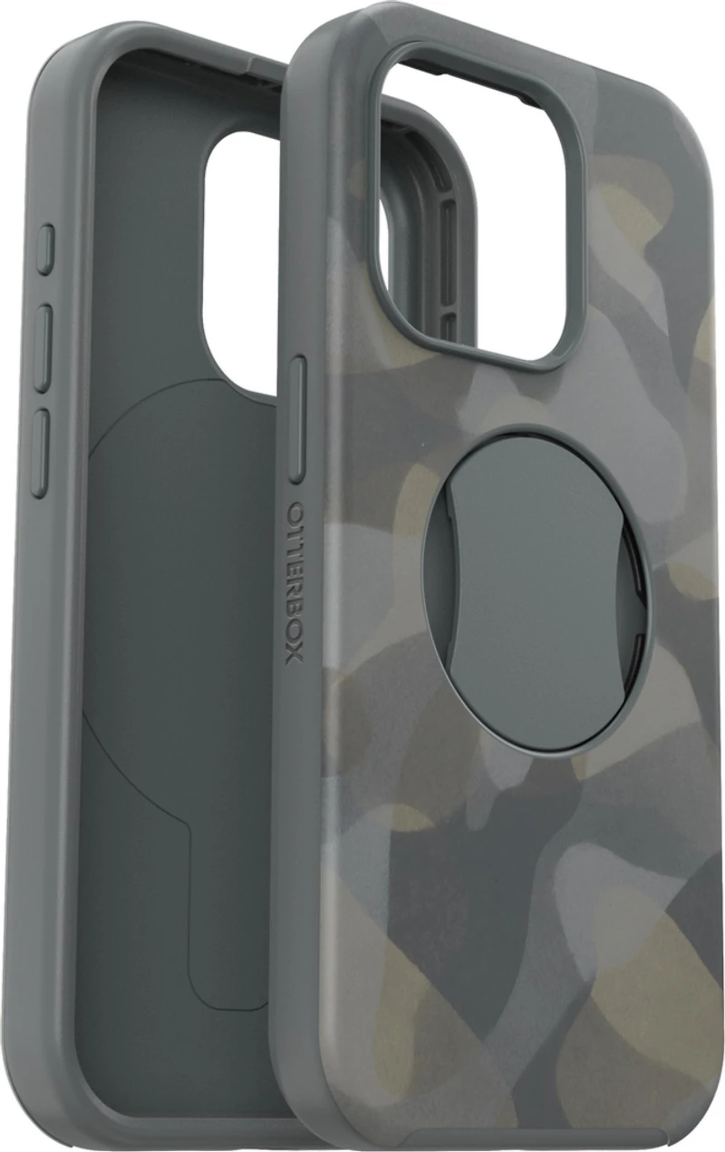 OtterBox 7793215 Étui OtterGrip Symmetry Iron Camo pour iPhone 15 Pro