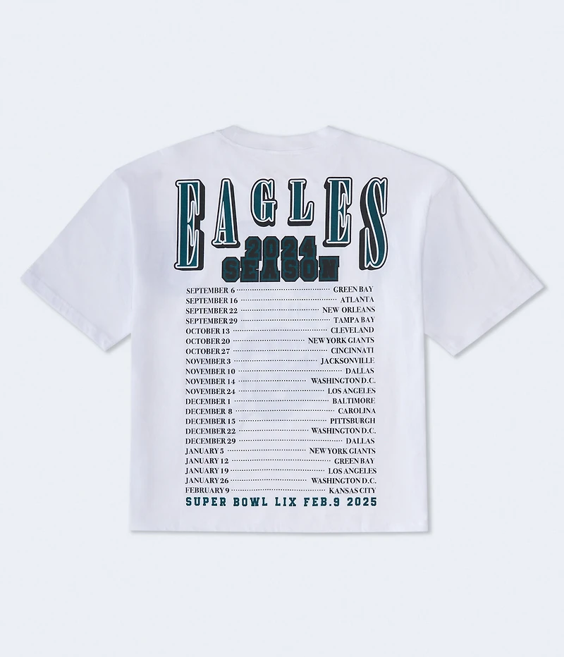 Philadelphia Eagles Super Bowl Boxy Graphic Tee