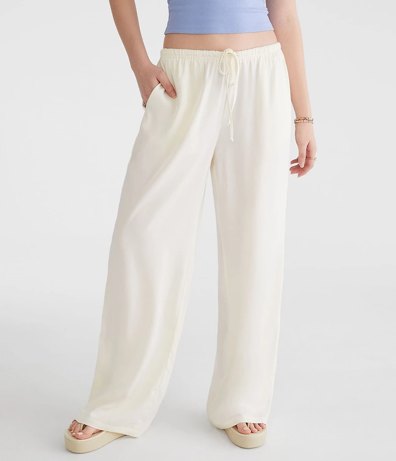 Satin Wide Leg Pants