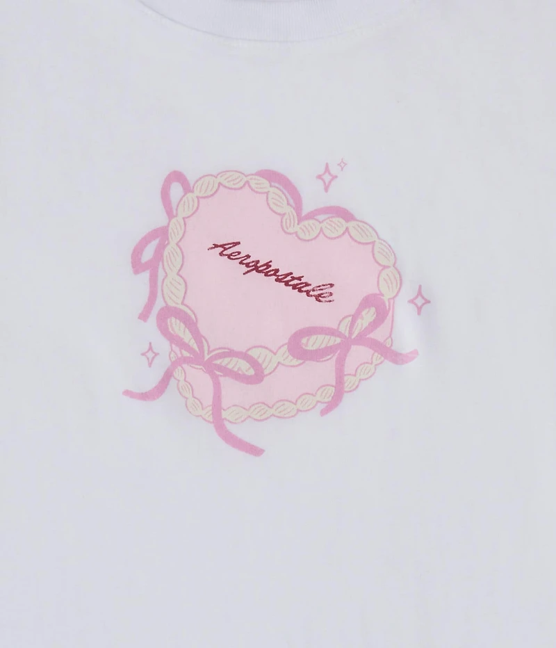 Aeropostale Heart Cake Graphic Tee