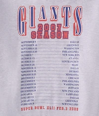 New York Giants 2007 Season Pullover Hoodie