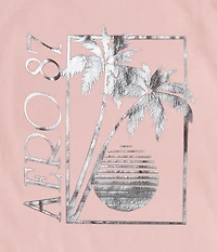 Aero 87 Palm Sunset Foil Graphic Tee