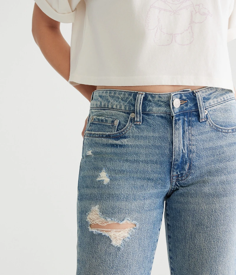 Mid-Rise Straight Ankle Jean