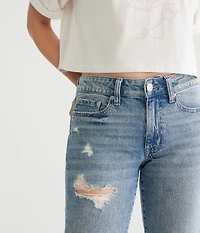 Mid-Rise Straight Ankle Jean