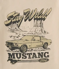 Ford Mustang Stay Wild Oversized Graphic Tee