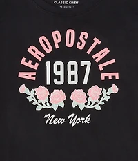Aeropostale 1987 Roses Graphic Tee