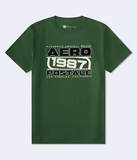 Aero 1987 Box Logo Graphic Tee